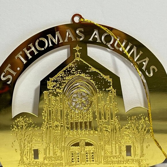 St Thomas Aquinas Catholic Church Dallas Texas Christmas Ornament - Picture 3 of 4
